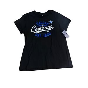 Dallas Cowboys women's official NFL tshirt black size XL
